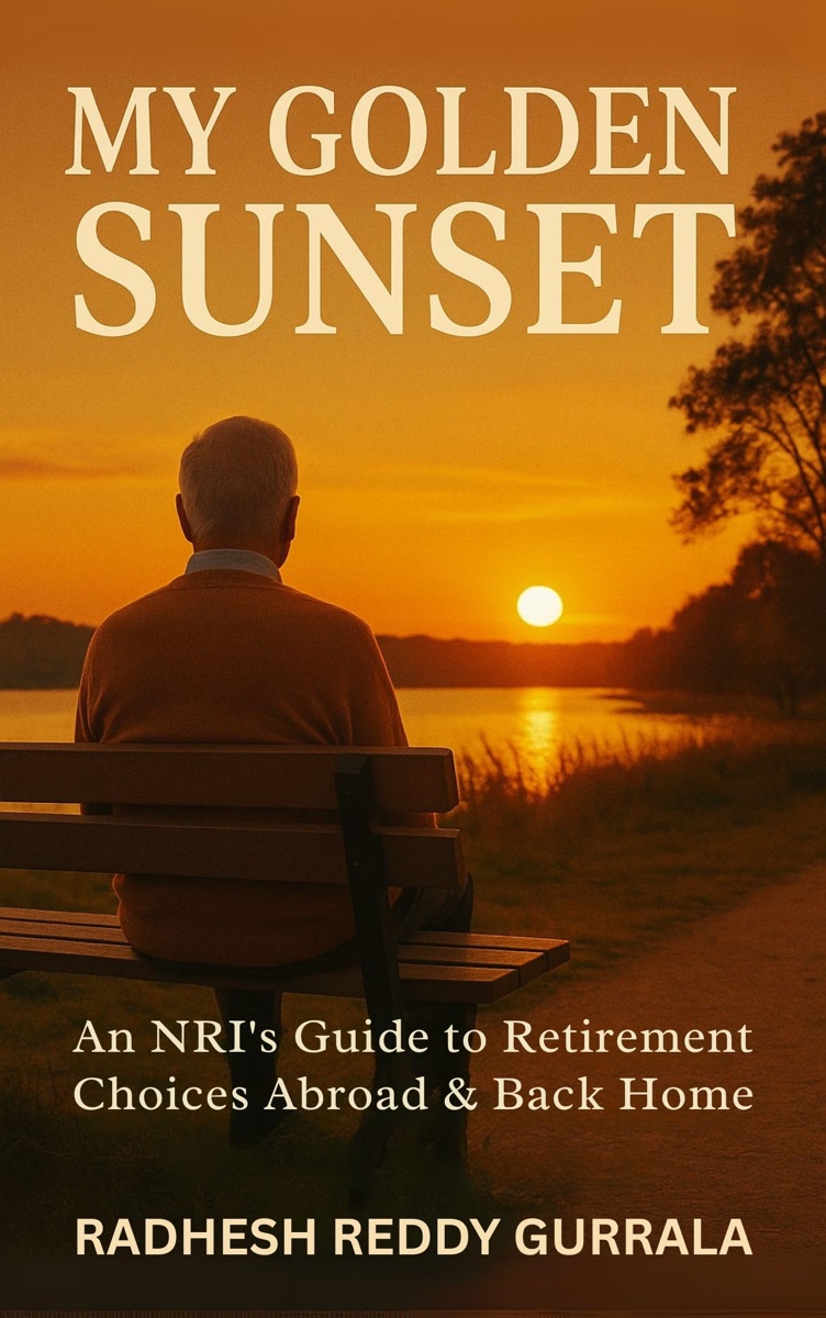 My Golden Sunset book cover by Radhesh Reddy Gurrala