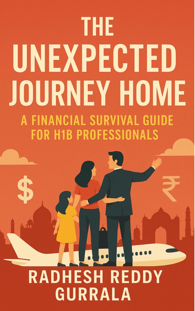 The Unexpected Journey Home book cover by Radhesh Reddy Gurrala
