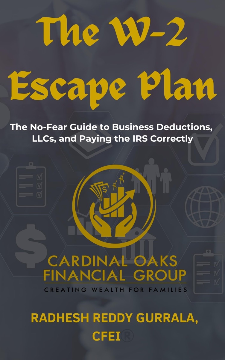 The W-2 Escape Plan book cover by Radhesh Reddy Gurrala