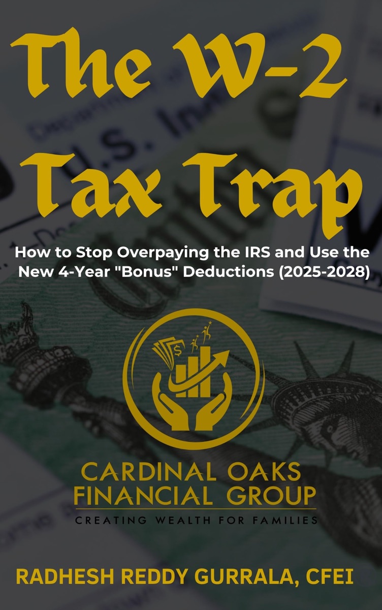 The W-2 Tax Trap book cover by Radhesh Reddy Gurrala